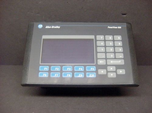 Allen bradley 2711-b5a5 ser h panelview 550 perfect touchscreen keypad rs-232 for sale