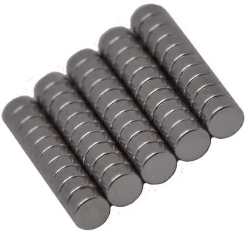 4mm x 2mm Disc - Neodymium Rare Earth Magnets, Grade N48