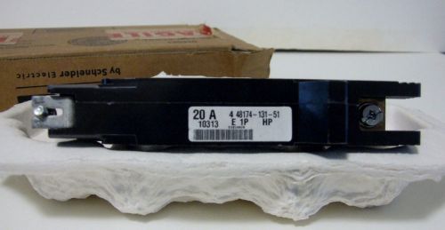 Square D EDB14020 Bolt On Circuit Breaker, 20A 1P 277V Commercial Grade NEW