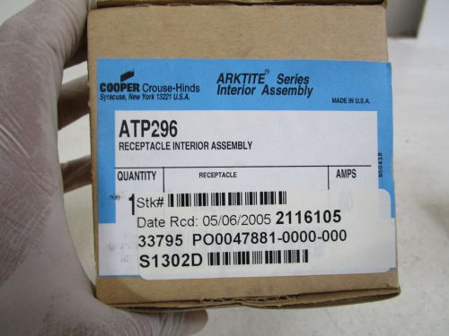 CROUSE-HINDS RECEPTACLE INTERIOR ASSEMBLY ATP296 *NEW IN BOX*
