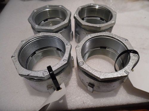 Thomas &amp; betts 682 erickson coupling 3&#034; t &amp; b new lot of 4 for sale