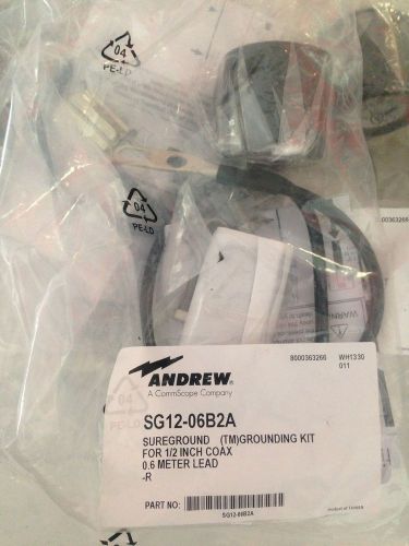 Andrew SG12-06B2A Sureground Grounding Kit for 1/2&#034; Coax Cable 0.6 meter lead
