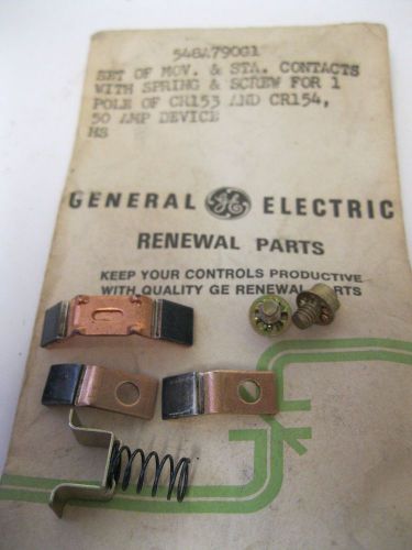 General Electric GE CR153 CR154 Replacement Contact Kit 548A790G1 50A NIB