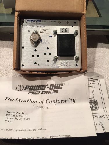Power-One HC24-2.4-A Power Supply 24vdc 2.4a Free Ship