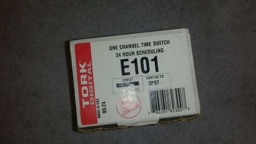 Tork E101 SPST one channel time switch 24 hour scheduling