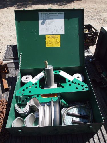 New (old stock) greenlee 777 bender 1&#034;-4&#034; w/ used hand pump for sale