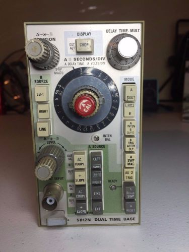 Tektronix 5B12N Dual Time Base Plug-in Module for 5000 Series TESTED