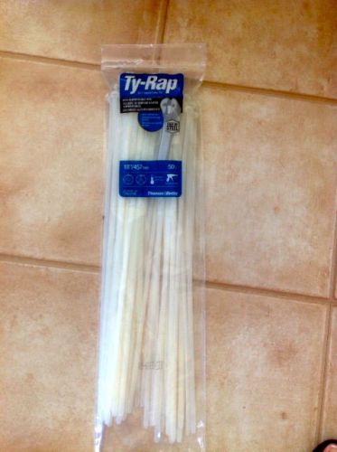 Thomas &amp; betts ty-rap ty5275m 18&#034; 120lb natural 50/bag for sale