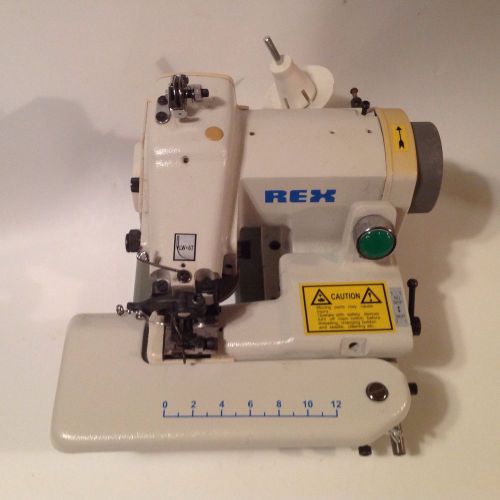 REX RX-518 INDUSTRIAL  Portable Blindstitch Sewing Machine