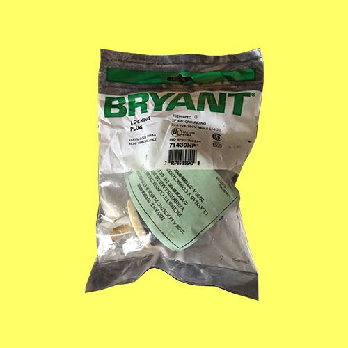 Bryant 71430NP Tech-Spec Techspec® Plug, L14-30, 30a, 125/250v, Black &amp; White