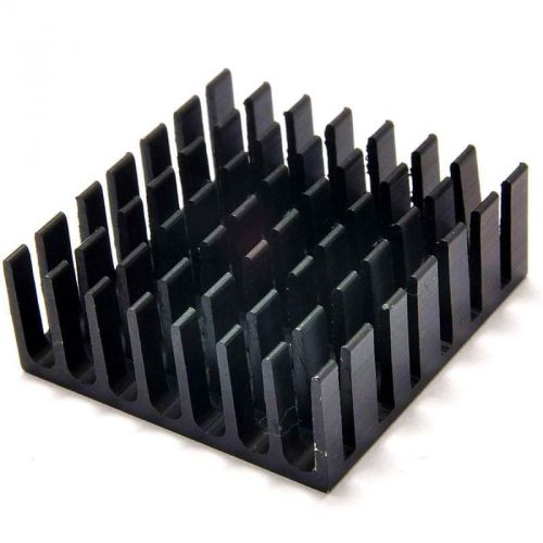10pcs 28x28x11mm High Quality Aluminum Black Heat Sink IC Electronic Computer