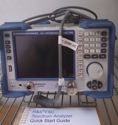 Rohde &amp; Schwarz FSC 3 Spectrum Analyzer 9 kHz ... 3 GHz With Tracking Generator