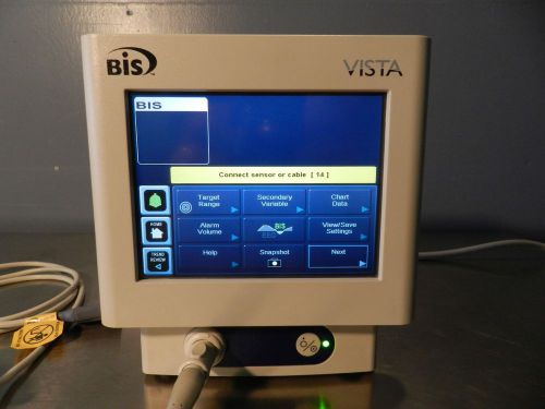 BIS Vista 185-0151 Bispectral Index Monitoring System w Interface Cable Puck