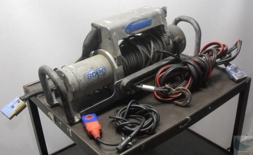 Ramsey qm8000 8000lb vehicle mounted planetary electric winch tested for sale