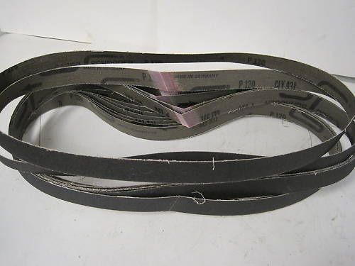 C.F.Schroder Grit Polyester Resin Abrasive Belts P120 Lot of 15 NNB