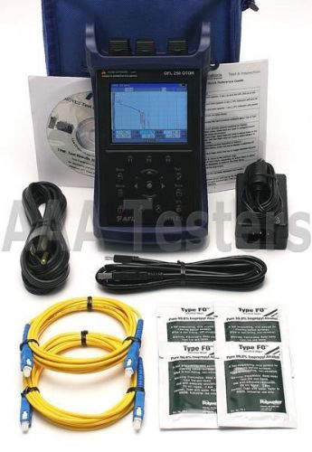 Afl noyes ofl 250 sm fiber otdr w/ power meter &amp; vfl ofl-250 ofl250-50 for sale