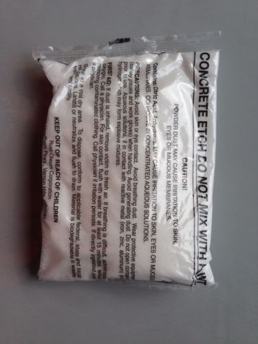 RUST-OLEUM Concrete Etch Citric Acid (Quantity Of 4 Bags) No Reserve