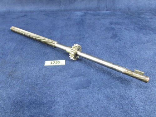 Atlas tv48 10&#034; metal lathe carriage cross feed lead screw &amp; gear (#1755) for sale