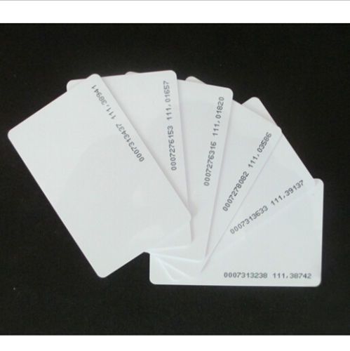 10pcs 125KHz TK4100 RFID Proximity ID Smart Card Door Control Entry 0.8mm GX