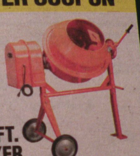 Harbor Freight Coupon for a 3 1/2 Cubic Ft Cement Mixer $189.99, Save $210! F50