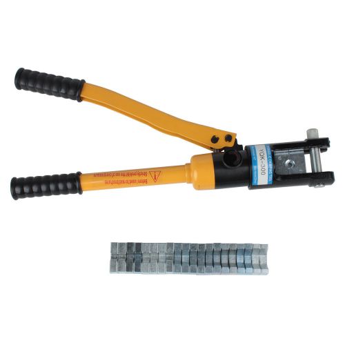 16 ton Quick Force Hydraulic Crimper Cable Wire Crimping Tool Kit Plier