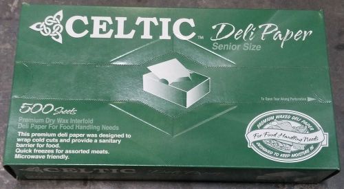 DRY WAX CELTIC COOKIE SHEETS DELI PAPER INTERFOLD POP UP 2000 WRAPS
