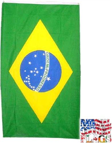 New 3x5 National Flag of Brasil Brazilian Country Flags