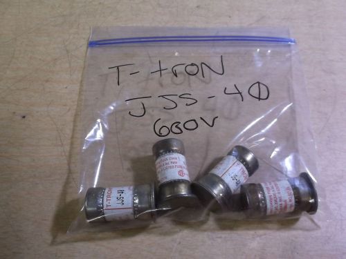 T-Tron JJS-40 40A 600V, Lot of 4 Fuses *FREE SHIPPING*