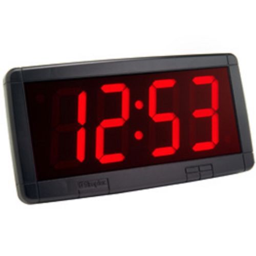 Simplex 0643635 - celestra 2000 - digital wall clocks 4&#034; red 120 v for sale