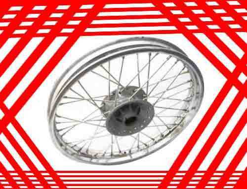 ROYAL ENFIELD COMPLETE DISC BRAKE MODEL FRONT WHEEL WITH HUB &amp; SPOKES