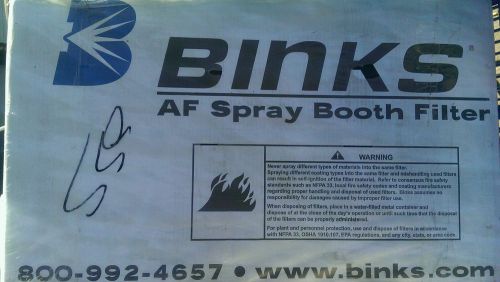 BINKS 29-2186-3 Paint Spray Booth AF Filter Pack of 3 Pleated 36&#034;x30&#039; Filters