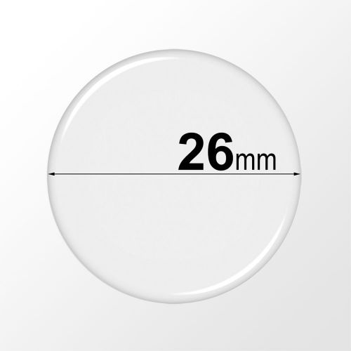 26mm Round Clear Epoxy Stickers - FREE SHIPPING