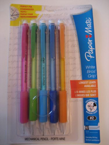 Paper mate mechanical pencils *new* set of 5 neon colors for sale