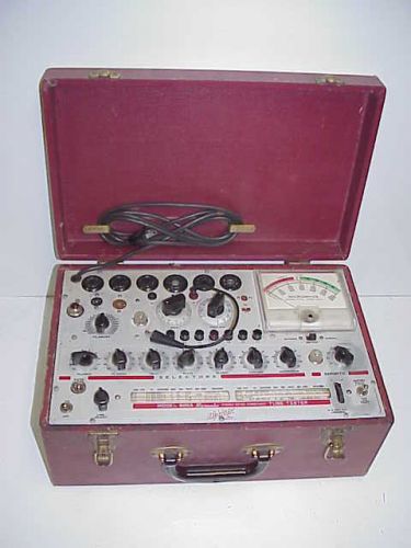 Vintage hickok 600a micromho dynamic mutual conductive tube tester. for sale
