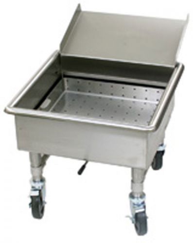 Eagle group mss2020sc-x ss soak sink w/ silver chute mobile 4 casters nsf for sale