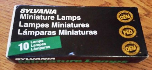 Sylvania miniature lamps -- 7387 -- (lot of 10) new for sale