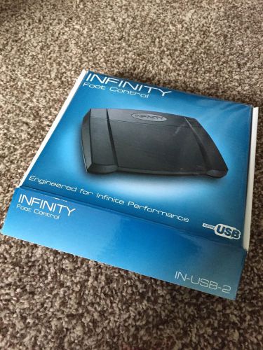 Infinity USB Foot Control Transcription Pedal IN-USB-2