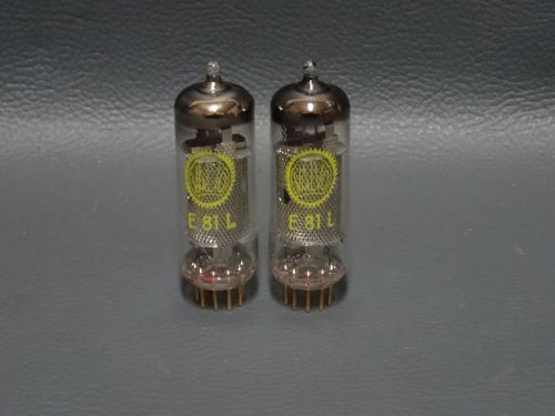 2 x VALVO E81L Vintage Vacuum Pentode Tubes // Gold Pin // NEW !!