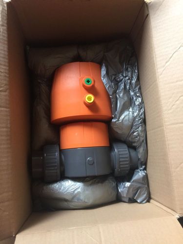 Georg fischer pneumatic diaphragm valve new in box # 161 624 616 1 1/2 &#034; pvc -u for sale
