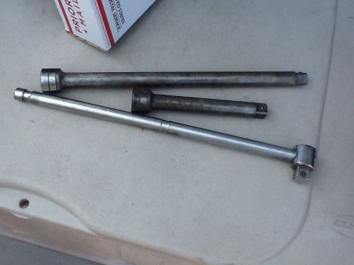 Herbrand 3/4 drive 18&#034;combination breaker bar/t-bar+16 and8&#034;extensions for sale
