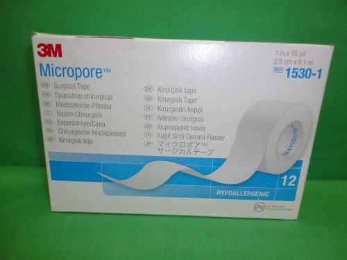3M Micropore Surgical Tape [1530-1] Box of 12
