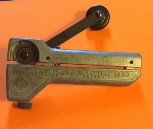 Greenlee flex splitter #1940 flexible conduit cutter-electrical tool for sale