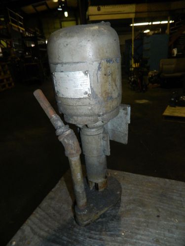 Brown &amp; sharpe 1/4 hp coolant pump, type: zpe, 220/440 v, fr: 143, 1725 rpm used for sale