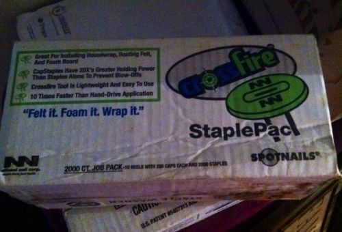 Crossfire 136044 7/8&#034; StaplePac (2000 ct) Plus Extra Open Full Box