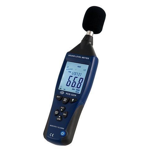 PCE Instruments Sound Level Meter PCE-322 A to record sound levels