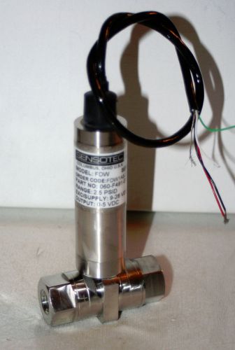 1/4&#034; NPT Sensotec FDW Amplified Pressure Transducer