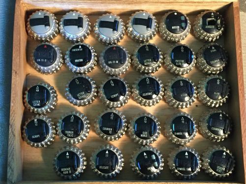 29 IBM Selectric Typewriter Elements Font Balls Gothic Script Prestige +++