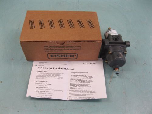 Fisher Controls 67CFR Pressure Regulator 0-125 PSI NEW F7 (2017)