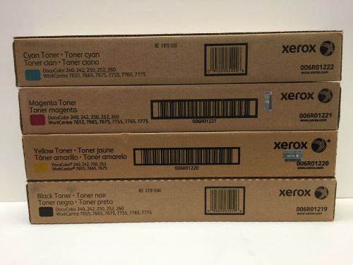Xerox Genuine Toner 006R01219 006R01220 006R01221 006R01222 Docucolor 240/242/25