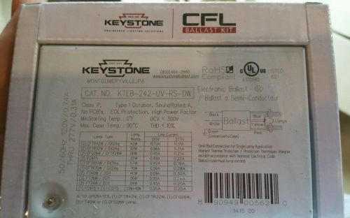 KEYSTONE KTEB-218-UV-RS-DW FLORESCENT BALLAST KIT NEW 890949000922